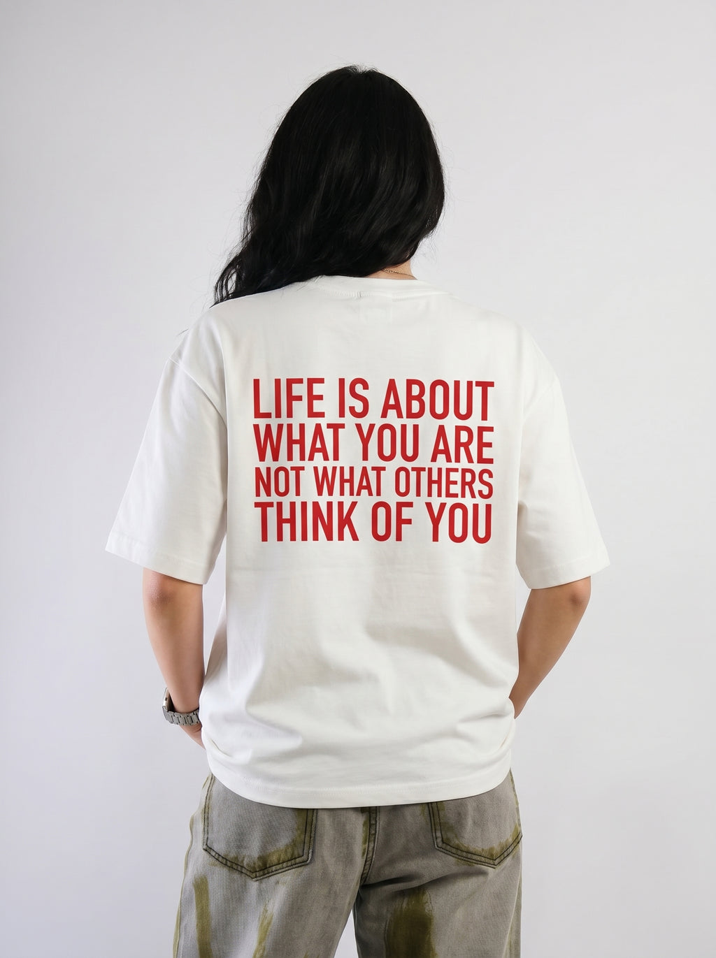 Life Is About What You Are – Statement Tee