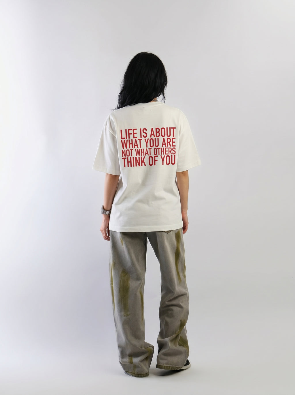 Life Is About What You Are – Statement Tee