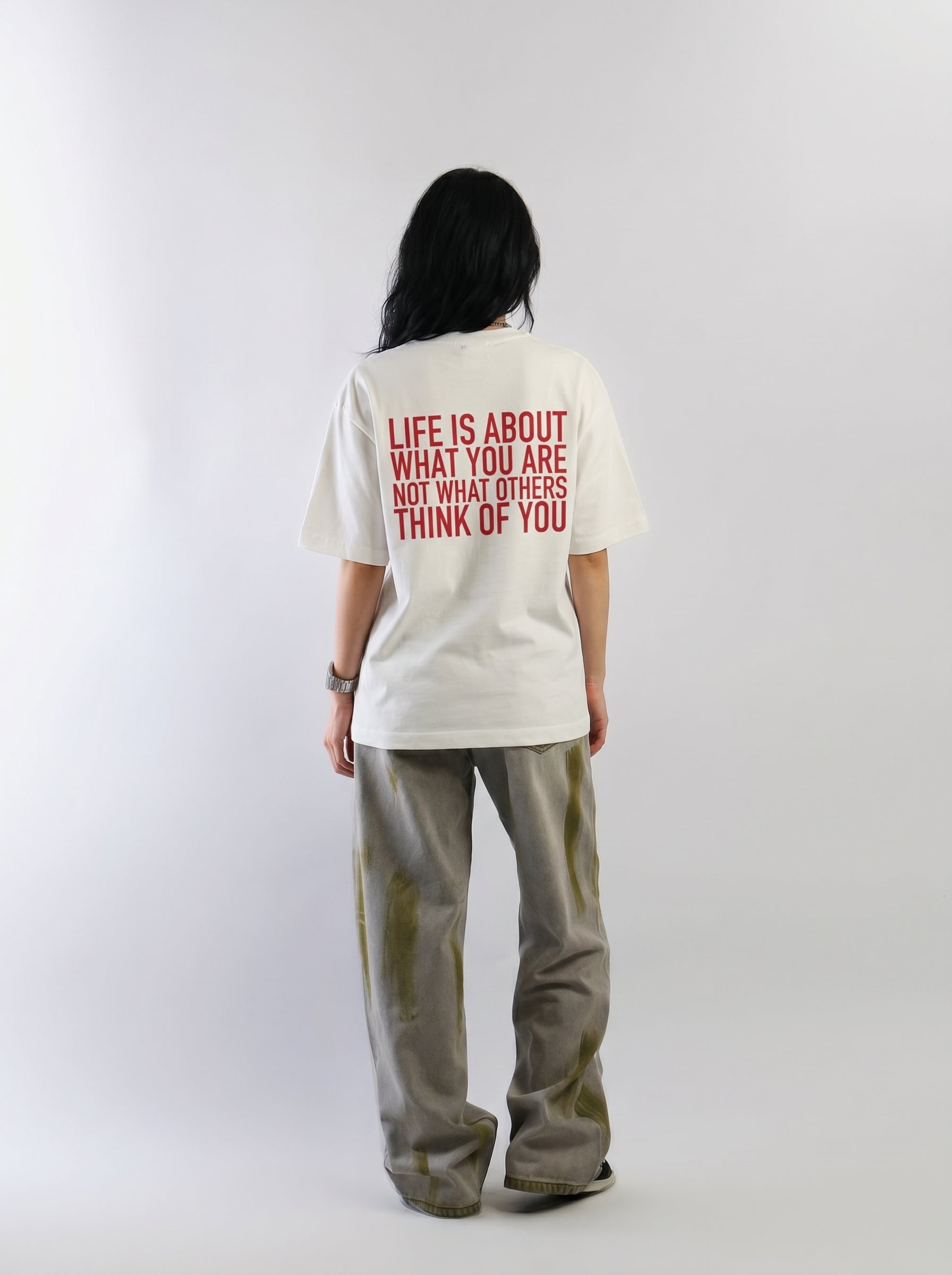Life Is About What You Are – Statement Tee